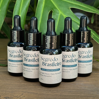 Segredo Brasileiro Anti Melasma | 5 Séruns 61% de desconto - Segredo Brasileiro